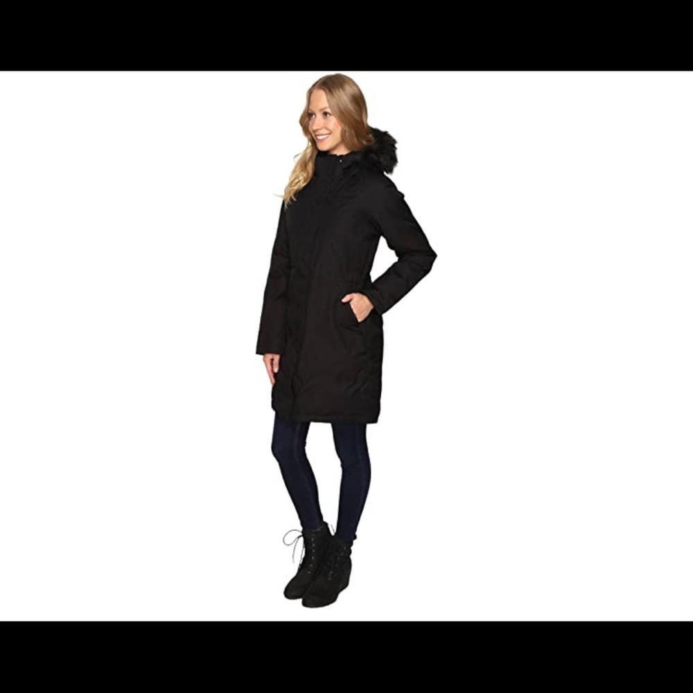 Women’s North Face Artic Parka. Black Med.